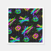 Serviette En Papier Bâton Neon Llow Motif sans couture ID923 (Devant)