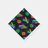 Serviette En Papier Bâton Neon Llow Motif sans couture ID923 (Coin)