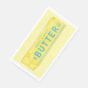 Serviette En Papier Bâtonnet de beurre sucré et salé