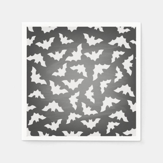 Serviette En Papier Bats (Devant)