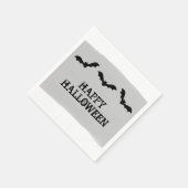 Serviette En Papier Bats gris aquarelle Halloween Papier Naples (Coin)