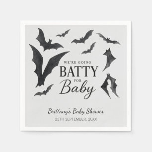 Serviette En Papier Batty Pour Bébé Halloween chauves-souris Baby show
