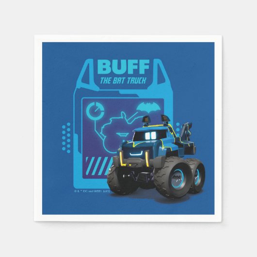 Serviette En Papier Batwheel™ Buff - Le Camion Bat (Devant)