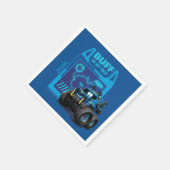 Serviette En Papier Batwheel™ Buff - Le Camion Bat (Coin)