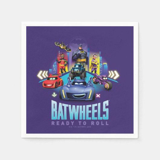 Serviette En Papier Batwheel™ - Prêt à rouler (Devant)