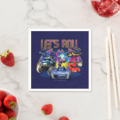 Serviette En Papier Batwheel™ Team - Let's Roll (En situation)