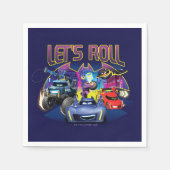Serviette En Papier Batwheel™ Team - Let's Roll (Devant)