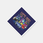 Serviette En Papier Batwheel™ Team - Let's Roll (Coin)