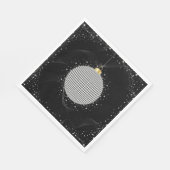 Serviette En Papier Bauble de Noël étincelant (Coin)