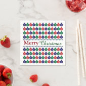 Serviette En Papier Bauble Motif Noël (En situation)
