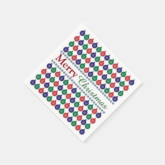 Serviette En Papier Bauble Motif Noël (Coin)