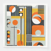 Serviette En Papier Bauhaus Conception géométrique 01 Parfait Pour (Devant)