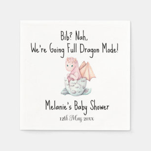 Serviette En Papier Bavoirs? Non, on va en mode dragon !