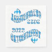 Serviette En Papier Bayern German Beer Festival Logo Oktoberfest 2022 (Devant)