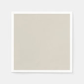 Serviette En Papier Bbeige gris clair (Devant)