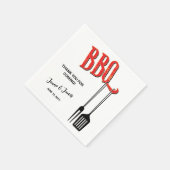 SERVIETTE EN PAPIER BBQ (Coin)