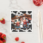 Serviette En Papier BBQ rustique (En situation)