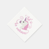 Serviette En Papier Be Unicorns (émoticônes) (Coin)