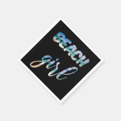 Serviette En Papier Beach Girl (Coin)