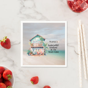 Serviette En Papier Beach House Bachelorette Party
