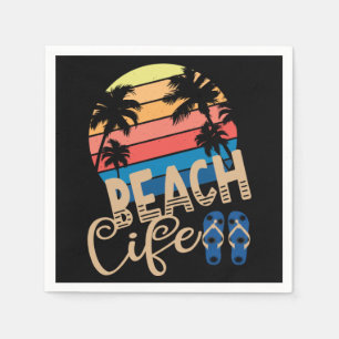 Serviette En Papier Beach Life
