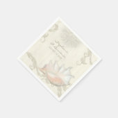 Serviette En Papier Beach Shells Seashells Fête des mariées Mariage (Coin)