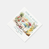 Serviette En Papier Beach Tropical Cocktails à thème Anniversaire (Coin)