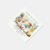 Serviette En Papier Beach Tropical Cocktails à thème Bachelorette Part (Coin)
