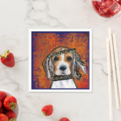 Serviette En Papier Beagle (En situation)