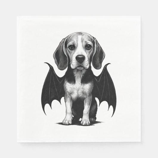 Serviette En Papier Beagle (Devant)