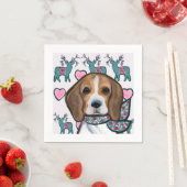 Serviette En Papier Beagle (En situation)