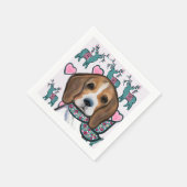 Serviette En Papier Beagle (Coin)