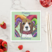 SERVIETTE EN PAPIER BEAGLE  (En situation)