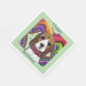 SERVIETTE EN PAPIER BEAGLE  (Coin)