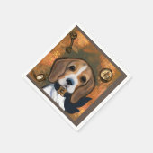 Serviette En Papier Beagle (Coin)