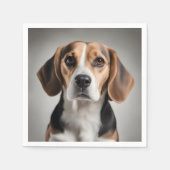 Serviette En Papier Beagle (Devant)
