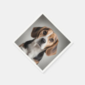 Serviette En Papier Beagle (Coin)