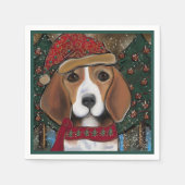 Serviette En Papier Beagle (Devant)