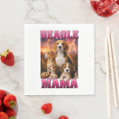 Serviette En Papier Beagle (En situation)