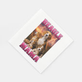 Serviette En Papier Beagle (Coin)