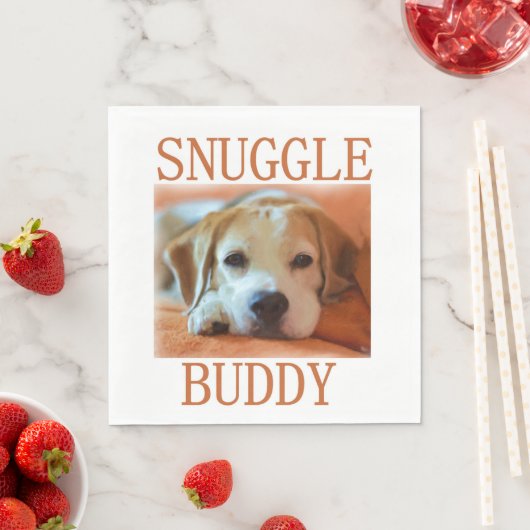 Serviette En Papier beagle petit pote (En situation)