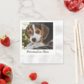 Serviette En Papier Beagles chiots (En situation)