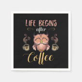Serviette En Papier Beans Beverages (Devant)