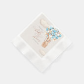 Serviette En Papier Bear Balloons Baby shower Papier (Coin)