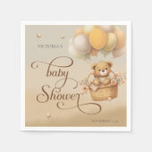 Serviette En Papier Bear wait bébé douche Papier Napkin (Devant)