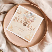 Serviette En Papier Bearly Wait Genre Neutre Teddy Bolos Ours