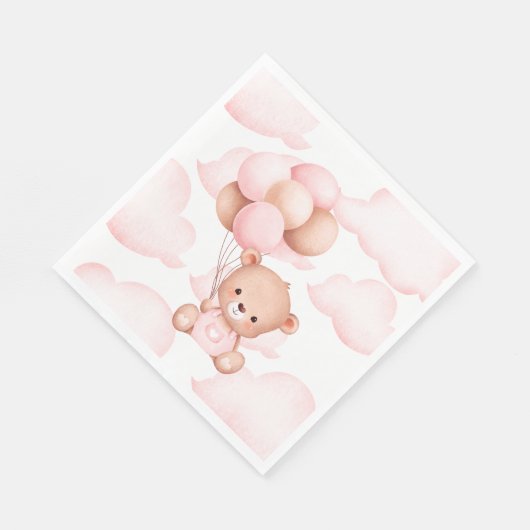 Serviette En Papier Bearly Wait Napkin (Coin)