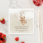Serviette En Papier Bearly Wait Neutral Teddy Bear (En situation)