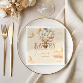 Serviette En Papier Bearly Wait Teddy Bear Balloons Genre Neutre