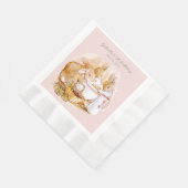 Serviette En Papier Beatrix Potter Bunnies Berries et crème Anniversai (Coin)